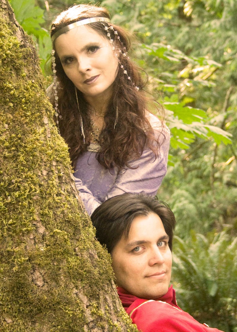 Male and Female model photo shoot of Gord H and AnastasiaDaysshe in Goldstream Park