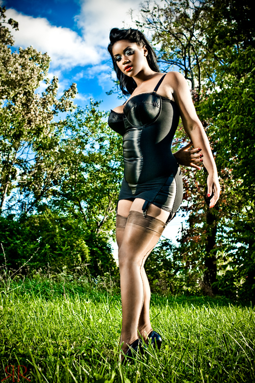Female model photo shoot of TheQueenofEvil by RedrumCollaboration in Columbus,OH