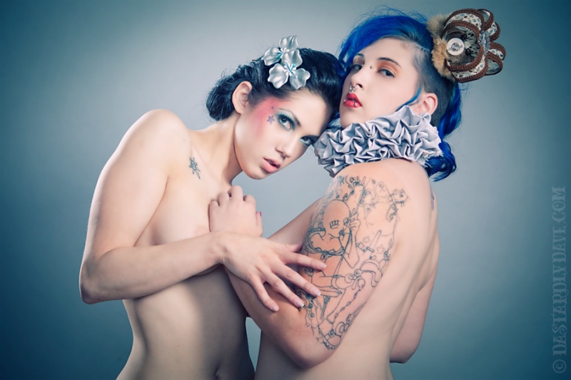 Female model photo shoot of k h r i s t and Asphyxia  by Dastardly Dave