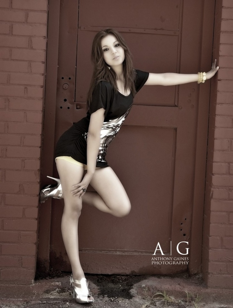 Female model photo shoot of LizzetLopez by Anthony Gaines Photo in Omaha,  NE