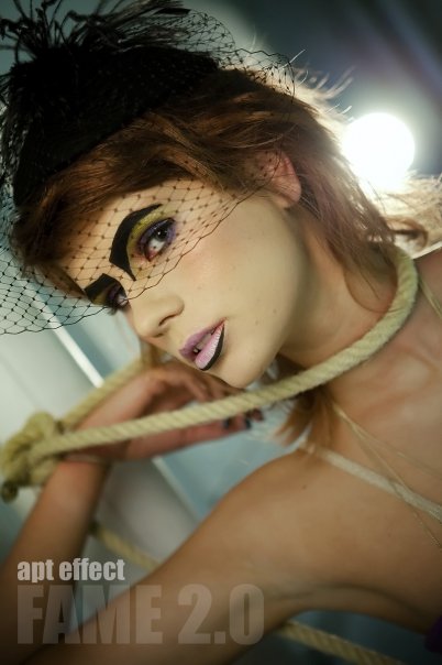 Female model photo shoot of Make-Up Zombie