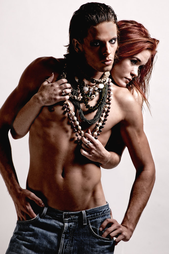 Male and Female model photo shoot of Beach Photo and Video, Ihavetomodel and Monique Laperrier in Studio