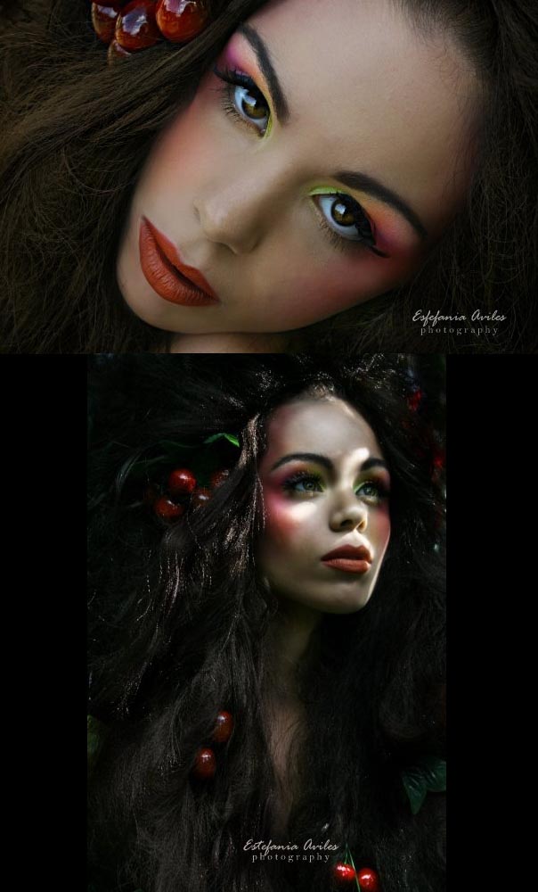 Female model photo shoot of Estefania Aviles and Abcdefghijk, makeup by Ekaterina Alimova