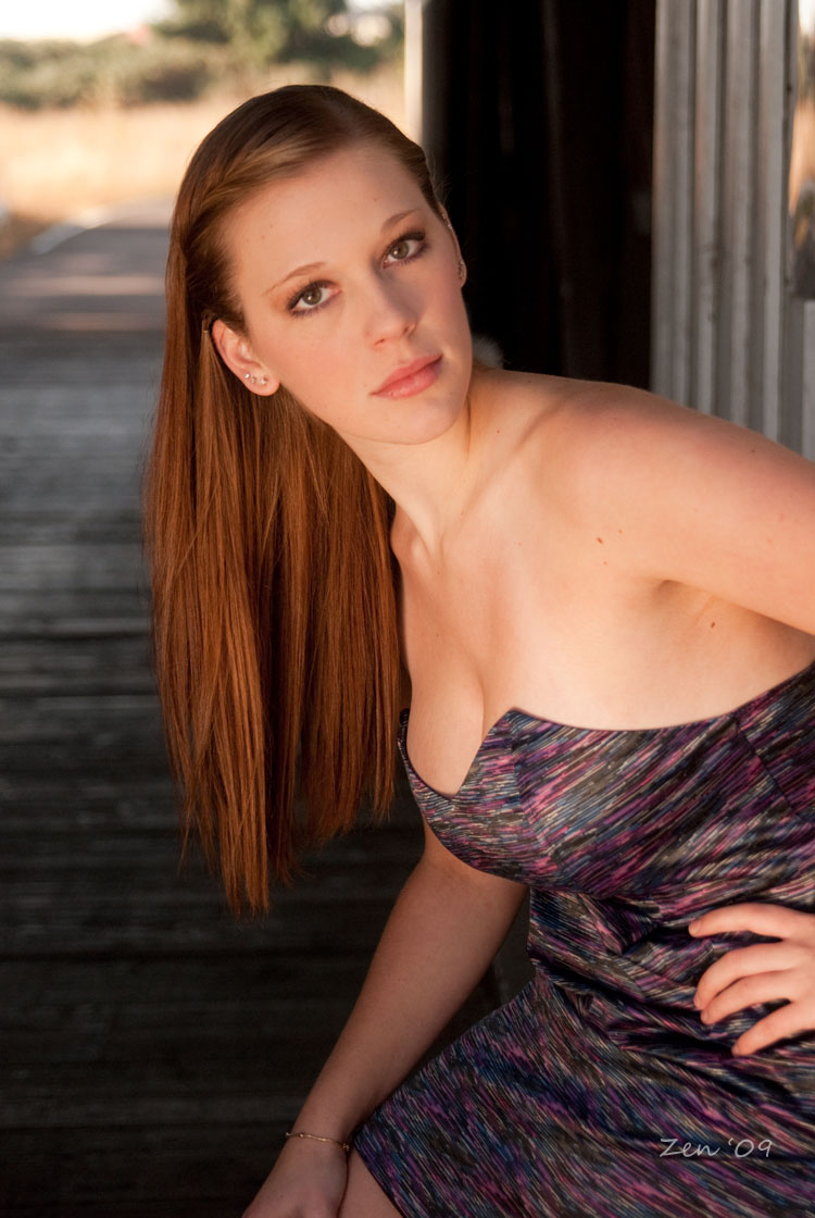 Female model photo shoot of Hallie Dawn by Zen MM in The Covered Bridge