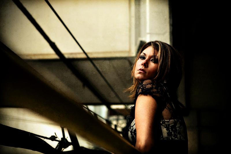 Female model photo shoot of MissFierce Eyes88 by Tez Mercer Photography in Billings Downtown