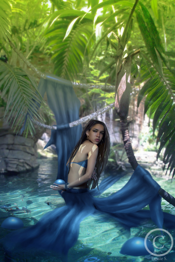 Female model photo shoot of Hybrid Gothica in Paradise