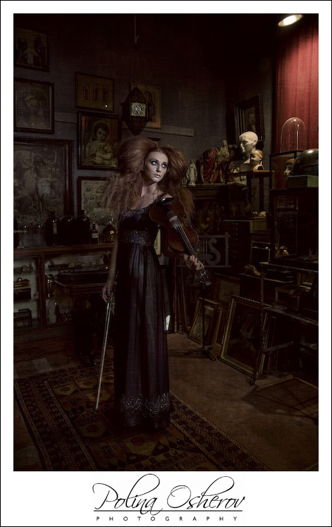 Female model photo shoot of Polina Osherov, wardrobe styled by Nikki Sutton, makeup by kiralee