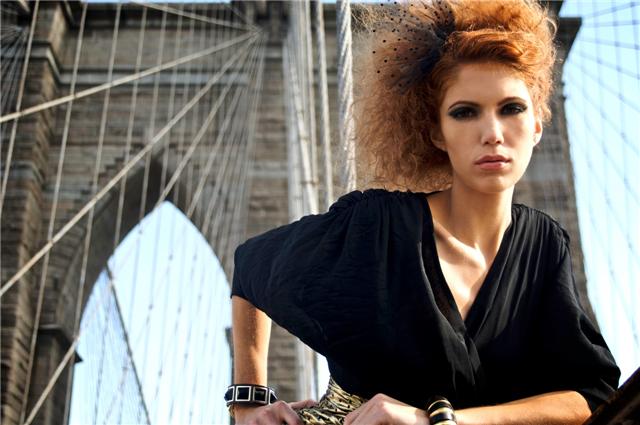 Female model photo shoot of Katherine McCormick in Brookly Bridge