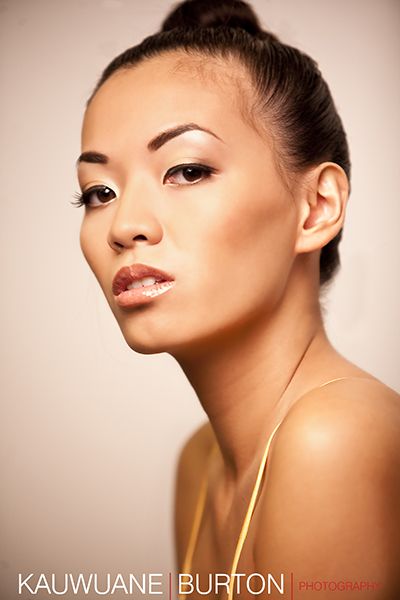 Female model photo shoot of Kimberry Nguyen by Kauwuane Burton, makeup by VR Makeup Artistry INC