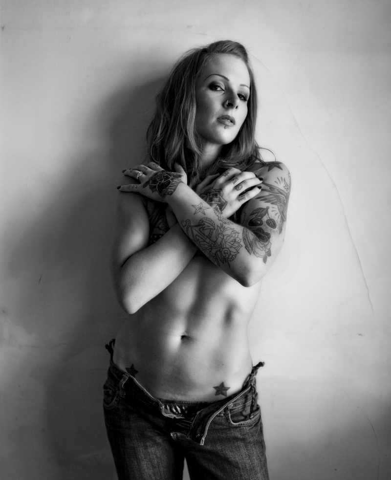 Female model photo shoot of Meryck MacIver in calgary 