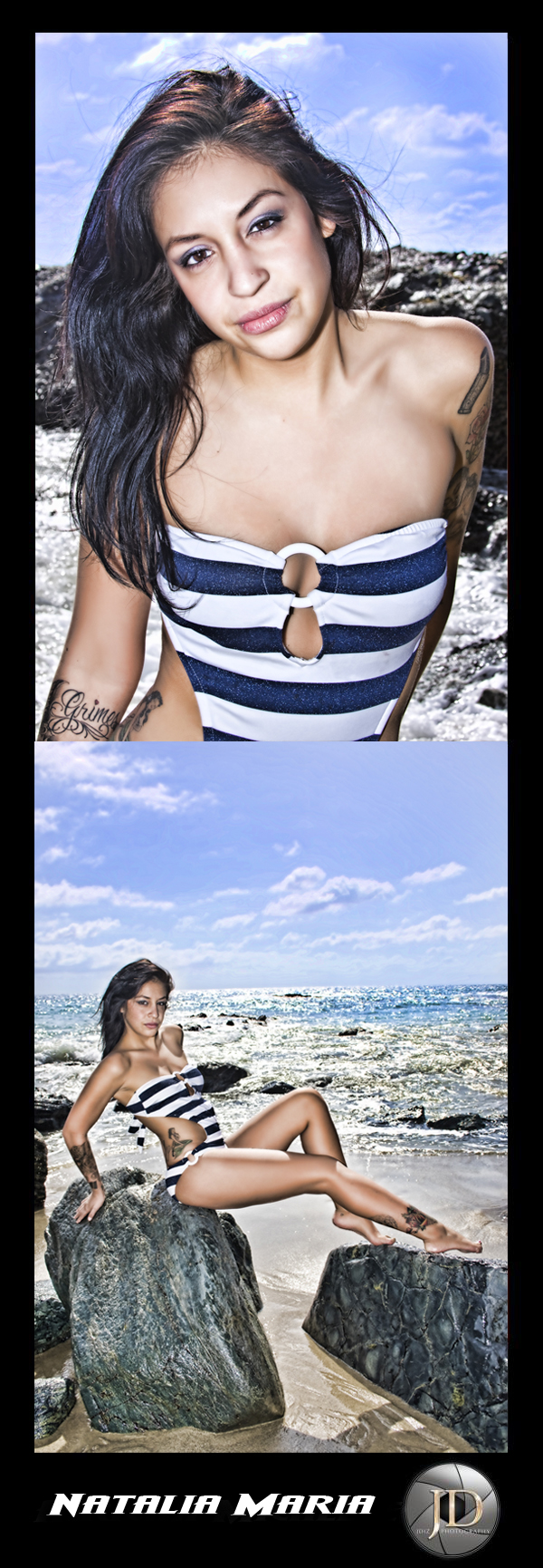 Male and Female model photo shoot of Jeff Craig Photography and Natalia Kristine in Laguna Beach