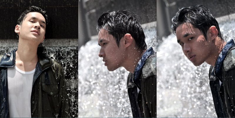 Male model photo shoot of Daniel Tan YQ in marina barrage