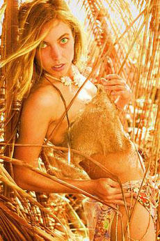 Female model photo shoot of Zephyr Twyla Moon in Hawaii