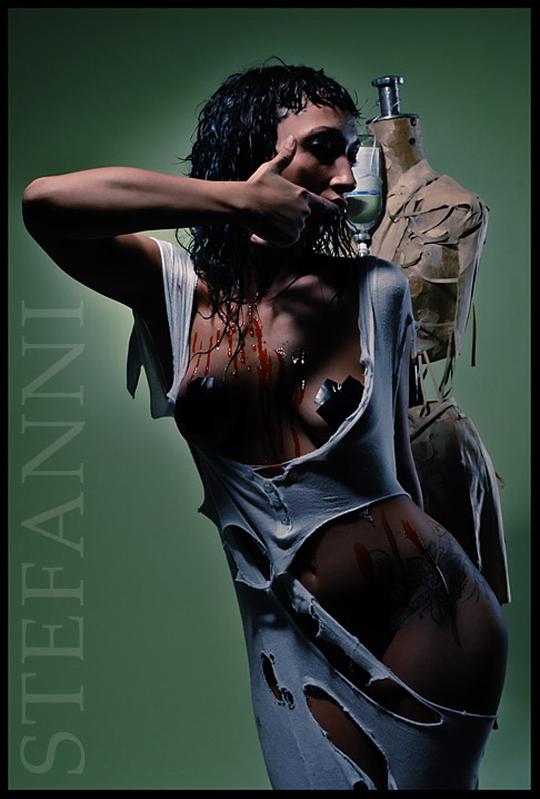Female model photo shoot of silblustorm by Stefanni Aldo in milan