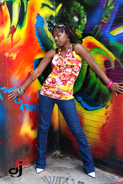 Female model photo shoot of Chandrell -Minni- Marie by Artpho Imaging in Downtown Dayton (FRONT STREET WAREHOUSES)