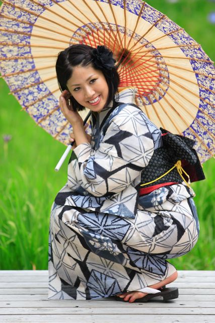 Female model photo shoot of Noriko Komiya in Mizumoto Park in Japan