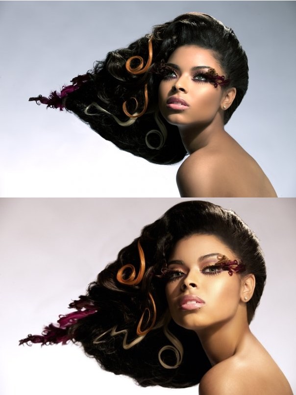 Female model photo shoot of J_7 by Eric von Lockhart, hair styled by CocoaMane, makeup by Danessa Myricks