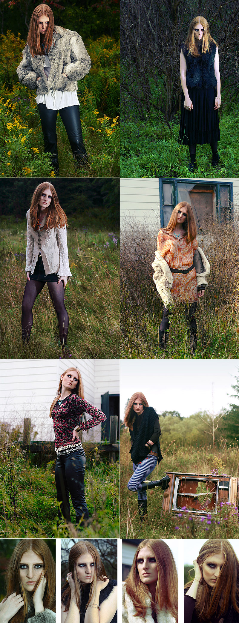 Female model photo shoot of Samantha Barnum and Alice Lenore Sellwood in Aurora, Ontario, wardrobe styled by Psycho Killer, makeup by EMILY ROSAmakeup artist