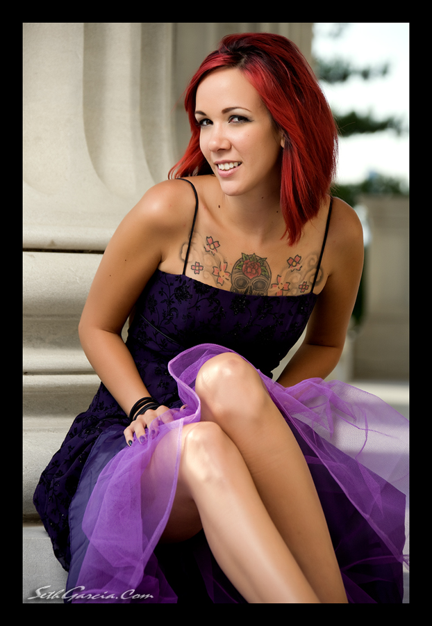 Female model photo shoot of Heather Bright by Seth Garcia Photography in Jefferson City, MO State Capitol Building