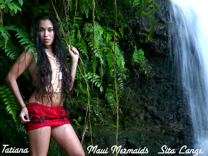 Female model photo shoot of Tatiana Toshiko by Hawaiian Mermaids in Big Island