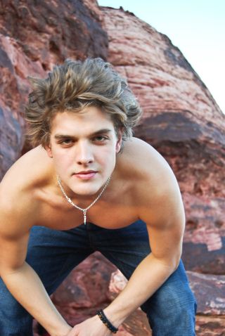 Male model photo shoot of Nico De Maria in Red Rock
