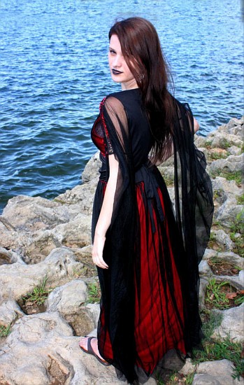 Female model photo shoot of Vampire Jessie by Morbid Dolls in Branson,Missouri