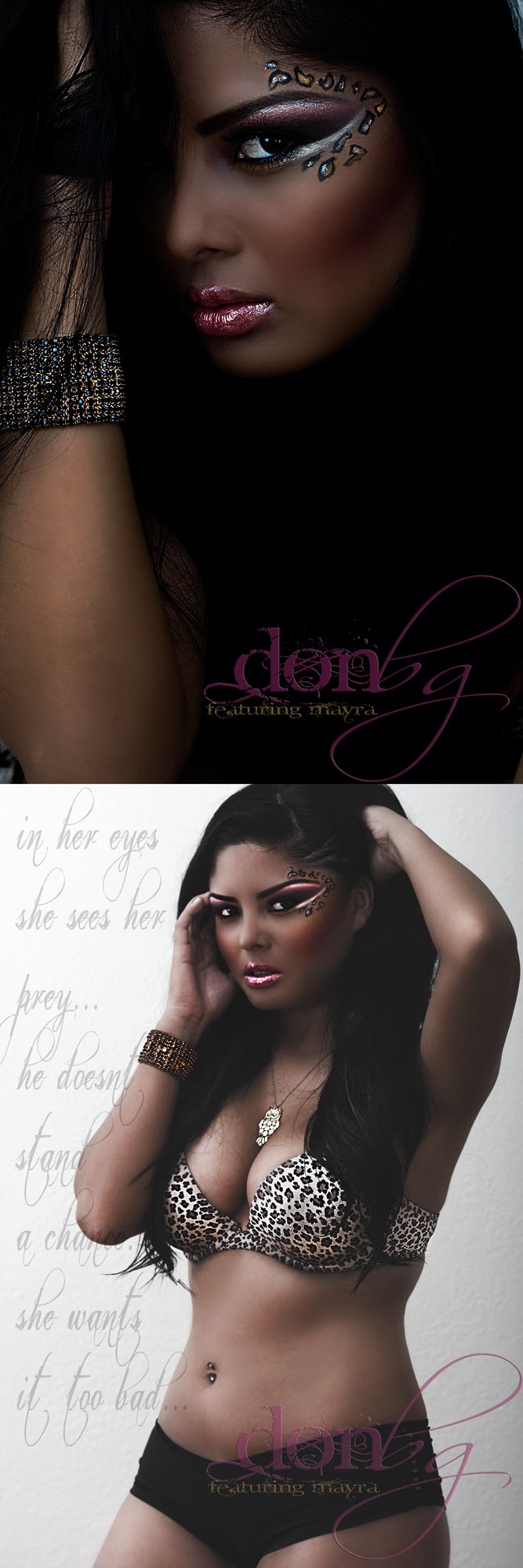 Female model photo shoot of MAKEUP by SARA D and Mayra Gonzalez by DONBG in 3030 STUDIO LA