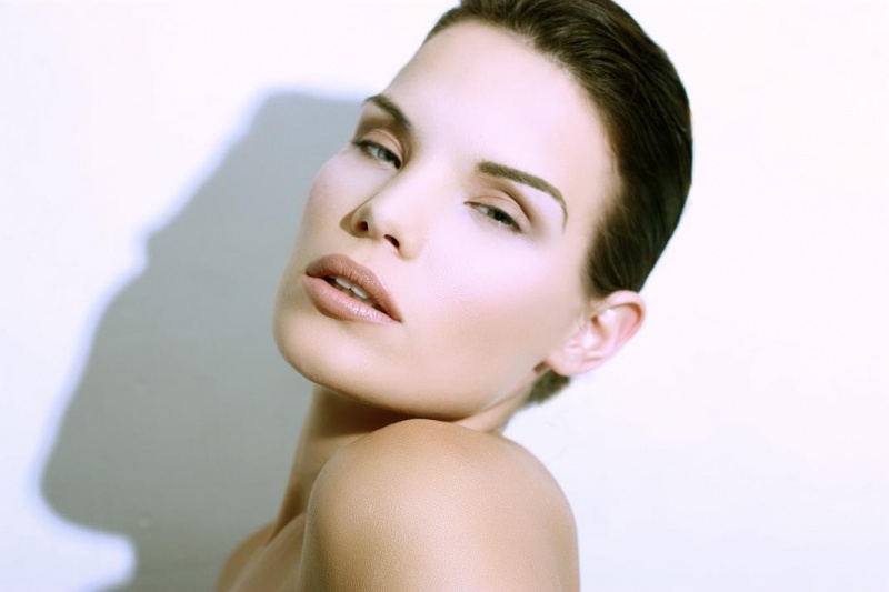Female model photo shoot of Amber Renate Affeldt by Impaq, makeup by Renny Vasquez