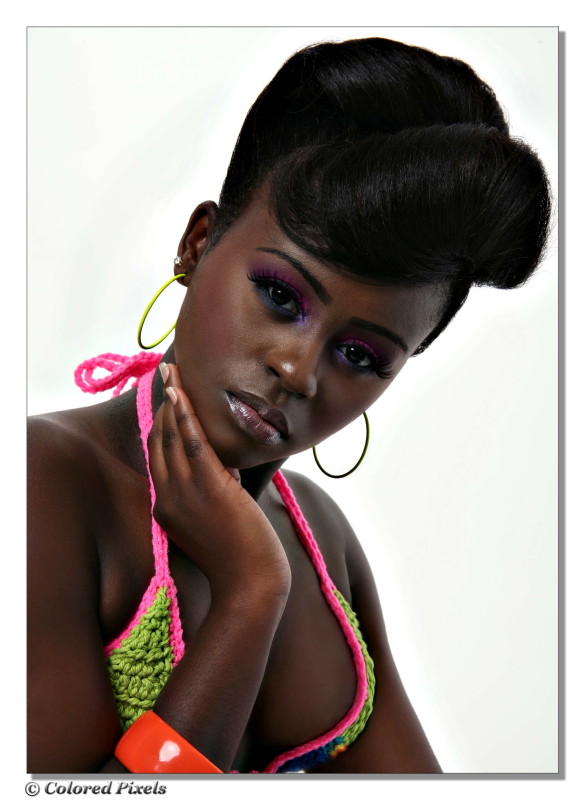 Female model photo shoot of Miss Lesha by Colored Pixels in Baltimore, MD, hair styled by STEVENTHEECELEBSTYLIST, makeup by Prissy Jae