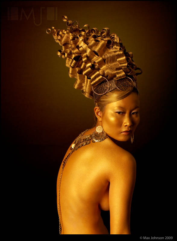 Female model photo shoot of June Huang by Max Johnson in San Jose, hair styled by Stylist Miranda