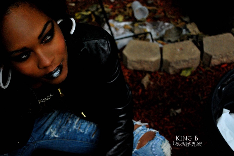 Female model photo shoot of Charity Hardison MUA and Morgan Kaprice by King B Photographic Art in Chicago