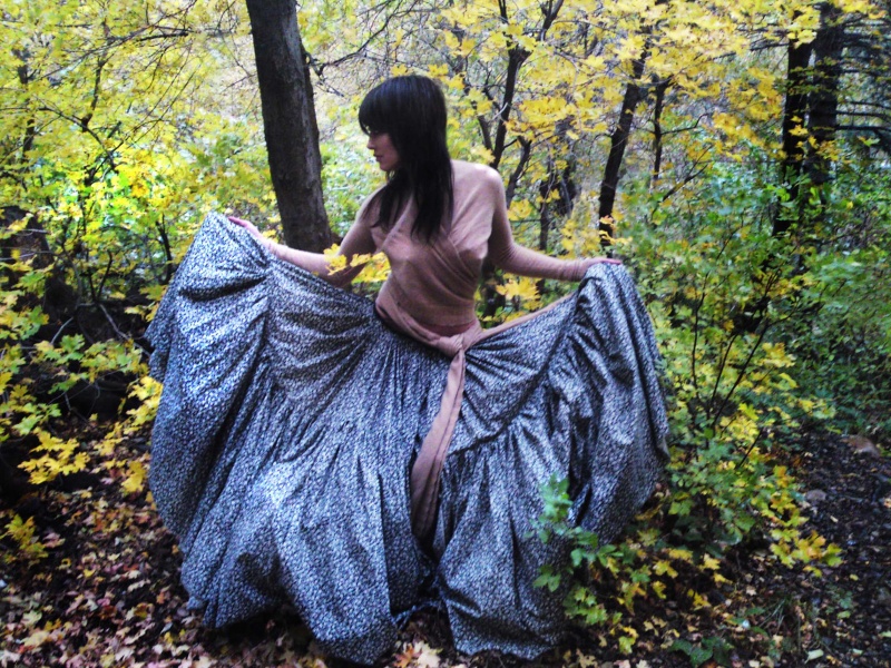 Female model photo shoot of Rachael lorene  Domingo in Big Cottonwood canyon, UT, art by rachael Domingo