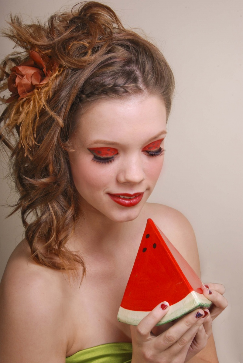 Female model photo shoot of Alex Lee Makeup Artist