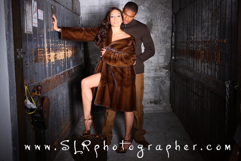 Male and Female model photo shoot of Steve L Romero, Megha NYC and Ms Maria Maria in Brooklyn, NY, wardrobe styled by Glamazon_Inc
