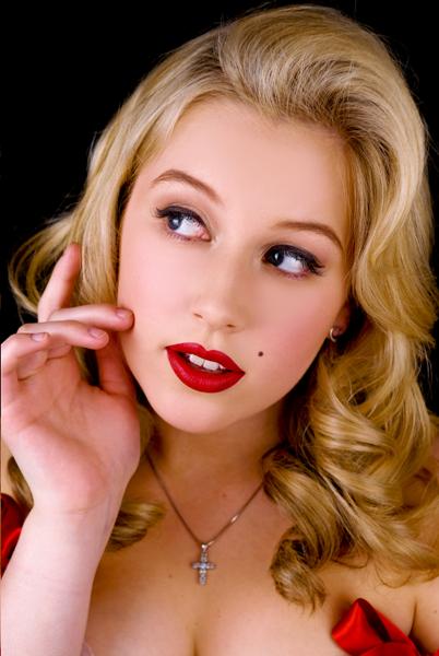 Female model photo shoot of Elizabeth Height by Jose Martin CFP in Studio, makeup by Storytells