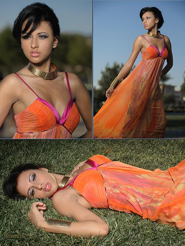 Female model photo shoot of Lareesa Rene by Brian Hillburn, makeup by Tai MUA