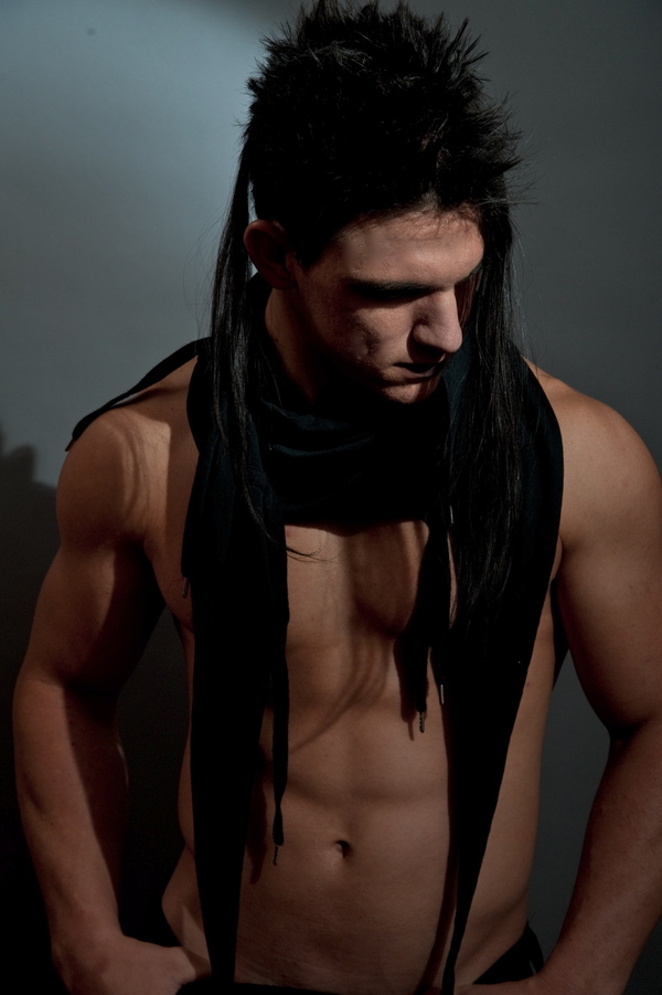 Male model photo shoot of Mikel Sandoval and Achilles Iron