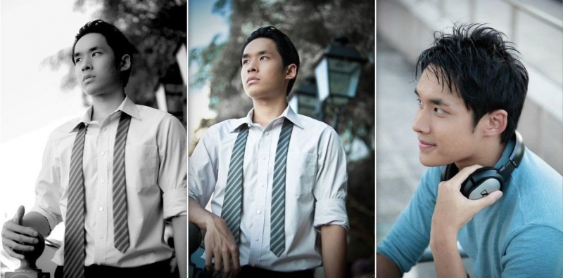 Male model photo shoot of Daniel Tan YQ by Indra Daviet in Raffles Place