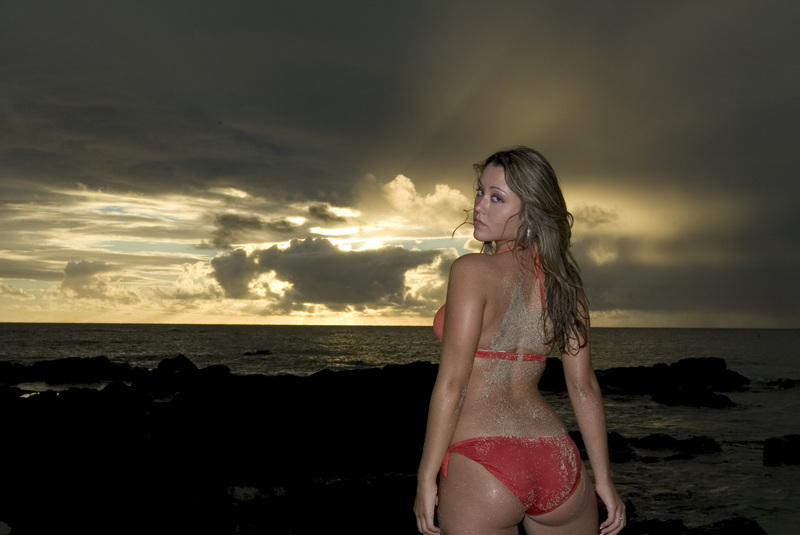 Female model photo shoot of Sarah-AnneLM in North Shore - Oahu, Hawaii
