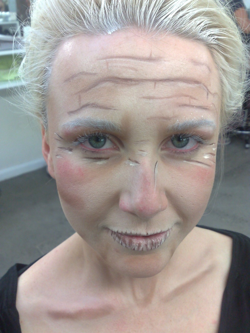 Female model photo shoot of Miss Morbius MakeUp in Academy of Makeup - Paddington