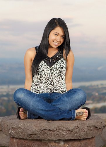 Female model photo shoot of Monica Lao in Rock Butte