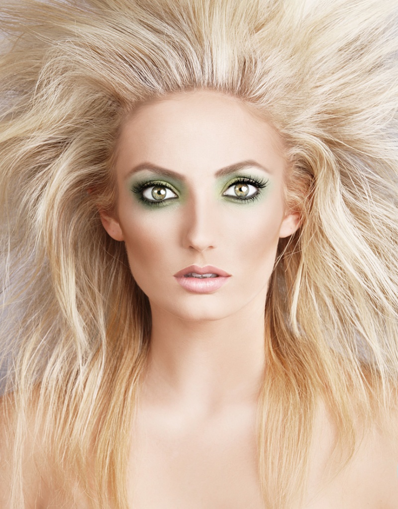 Female model photo shoot of Krystal Lee D by Barry Druxman, makeup by Sable Lee Makeup hair