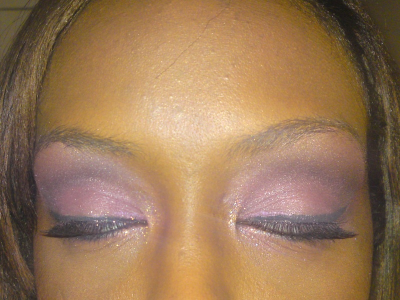 Female model photo shoot of lashes princess in make over