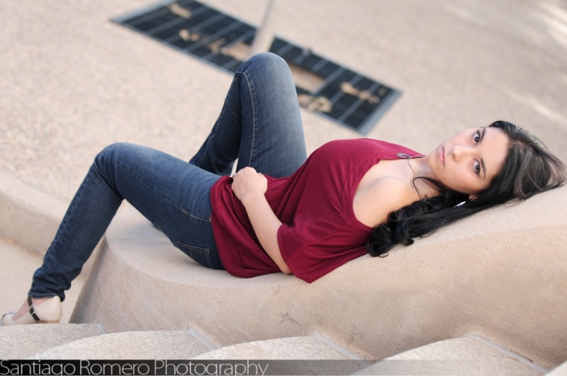 Female model photo shoot of MV Chavez  by Santiago Romero SantiR  in Downtown Albuquerque
