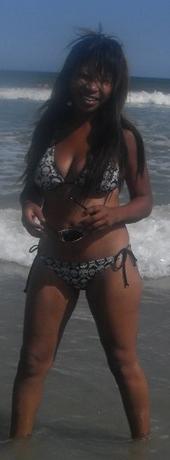 Female model photo shoot of Hafina Jones in Cocoa Beach, Florida