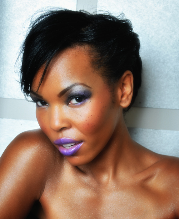 Female model photo shoot of Dyesha Hicks by Image On Film in HHT STUDIOS, Brooklyn, makeup by Bre Sylvia MUA