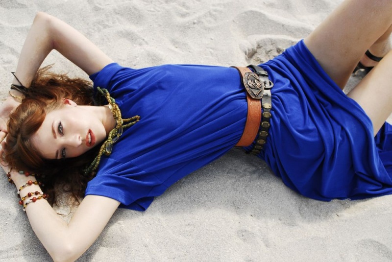 Female model photo shoot of Ninoska Osorio in Miami Beach, FL