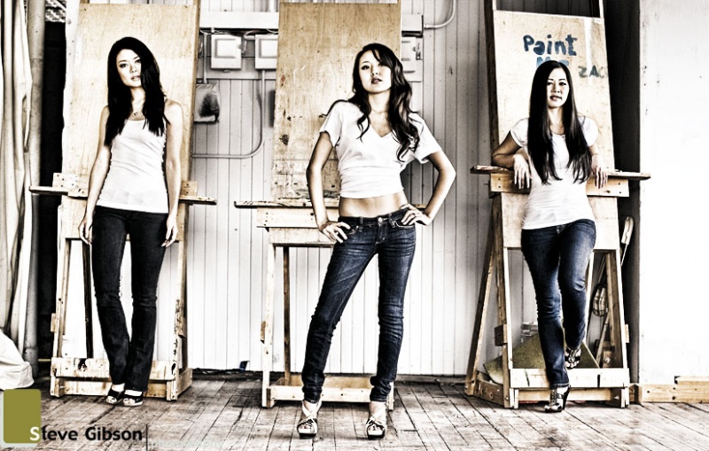 Male and Female model photo shoot of SteveG, Jen-B, Tram Huynh and Evan M Chen in Kansas City