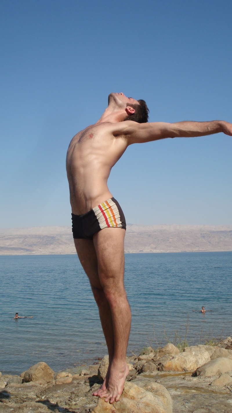 Male model photo shoot of Shane Ohmer in Dead Sea, Jerusalem