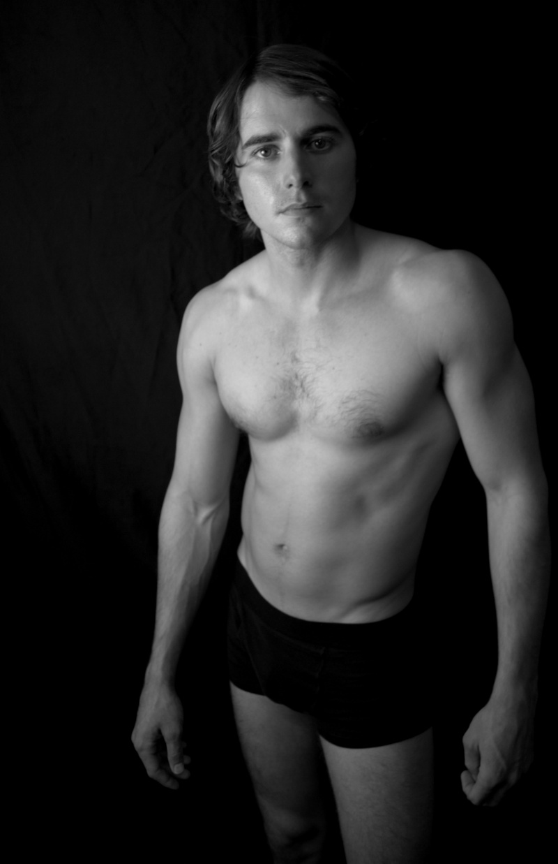 Male model photo shoot of Joel Moody in LR's Studio